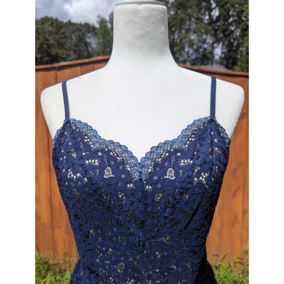 Victoria's Secret Body By Victoria Navy Lace Romper - Picture 3 of 4